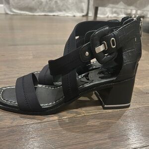 Donald J. Pliner Black Strappy Sandals
